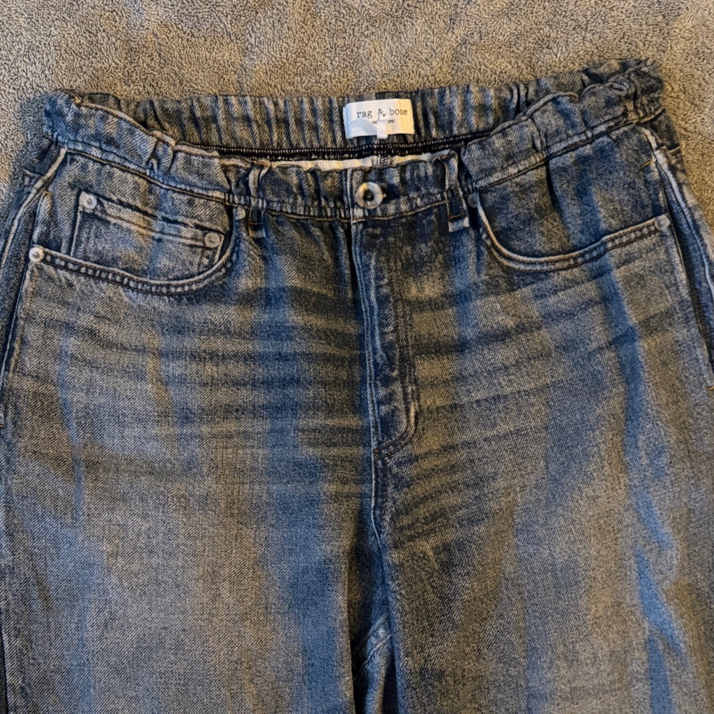 Rag & Bone Faded Blue Denim Pants
